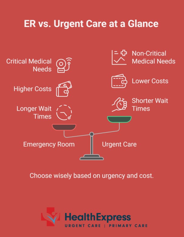ER vs. Urgent Care - What’s the Difference Really?
